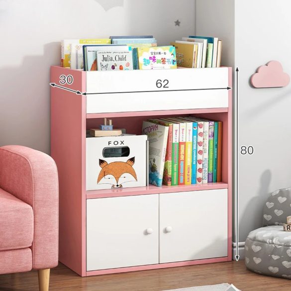 BeComfort detský nábytok ružový 62x30x80cm GB02-3