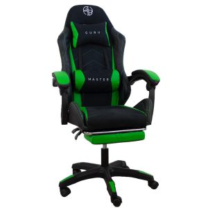 Ergonomické herné kreslo s opierkou na nohy Guru Master GM2-GN-L