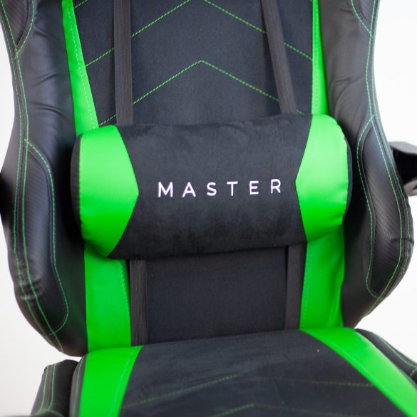 Ergonomické herné kreslo s opierkou na nohy Guru Master GM2-GN-L