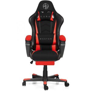 Ergonomické herné kreslo s opierkou na nohy Guru Master GM2-R-L 