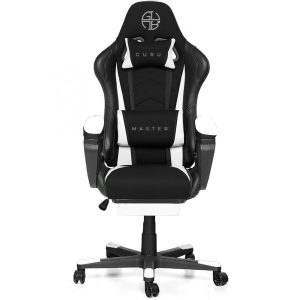 Ergonomické herné kreslo s opierkou na nohy Guru Master GM2-W-L 