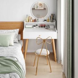 Toaletný stolík kozmetický stolík biely 120x40x60cm HT-L