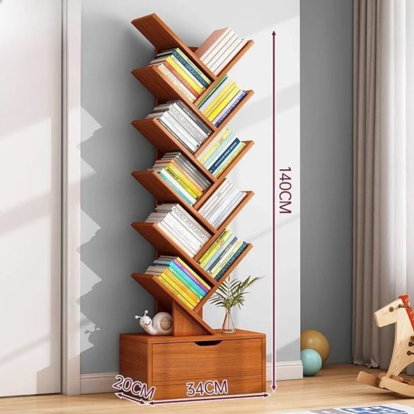 BeComfort KH03-3 Polička na knihy 34x20x138 cm