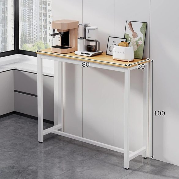 Kuchynský barový stôl 100x30x80 biely KZ01-1