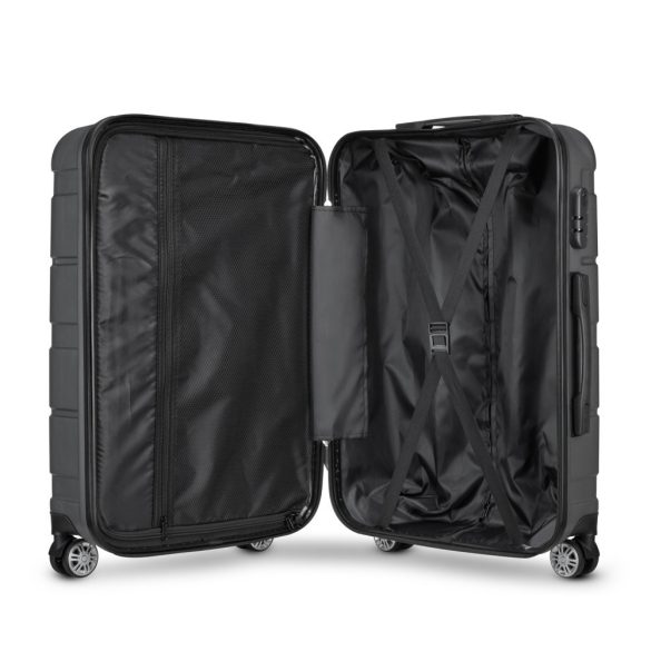 BeComfort L03-R-65, ABS cestovný kufor na kolieskach, Rosegold 65cm-79L