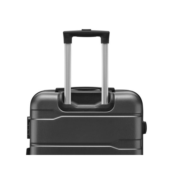 BeComfort L06-G-75, ABS kožená batožina na kolieskach, sivá 75 cm