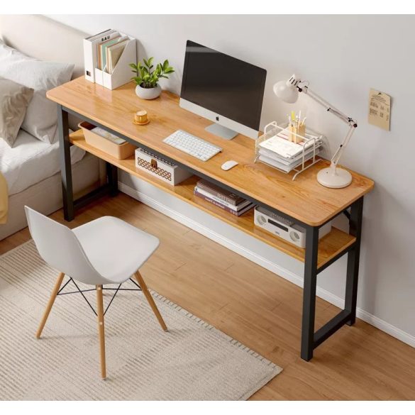 Počítačový stolík 120 x 40 x 74 cm hnedá LD02-BRWN