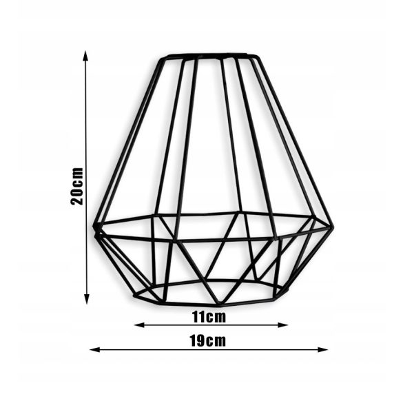LMP1 stropné nastaviteľné diamantové svietidlo čierne 100x30 cm
