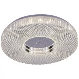 LMP9 stropné krištáľové luxusné LED svietidlo 36W čierne 40cm