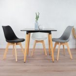 Havanna jedálenská stolička čierna OC104-Black 