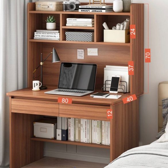 Policový stôl hnedý OT-610-Brown