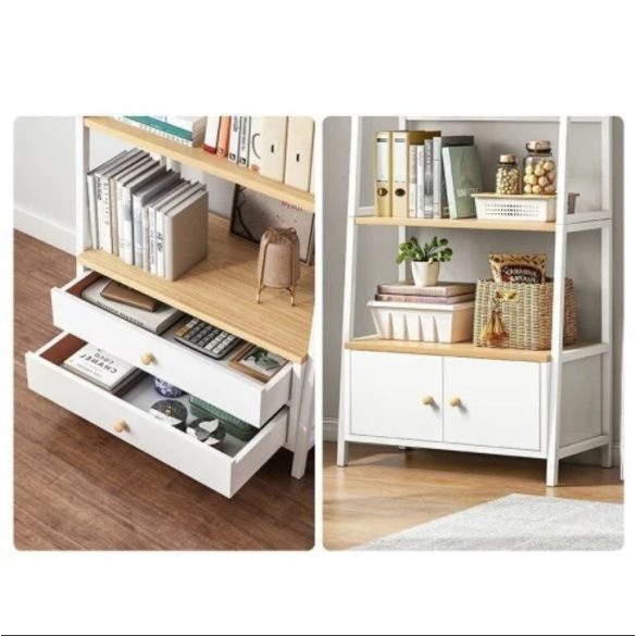 Knižnica 40x30x150cm biela PS05-01